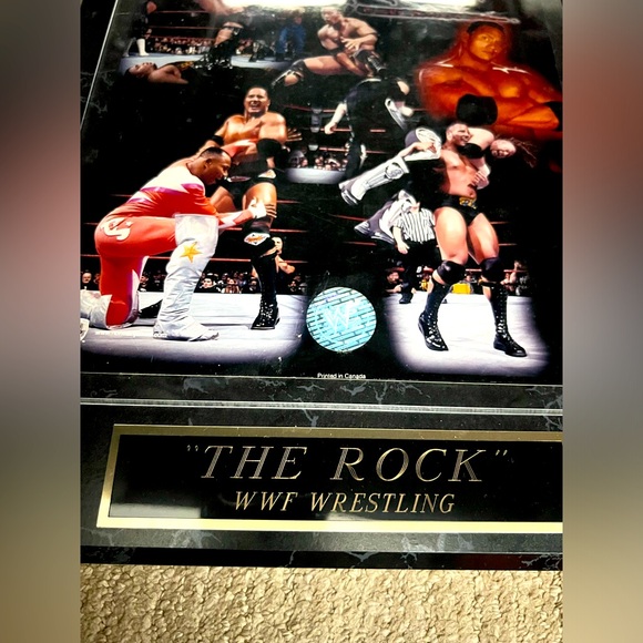 Vintage WWF/ WWE The Rock plaque
11 x 12.5in - Picture 2 of 3